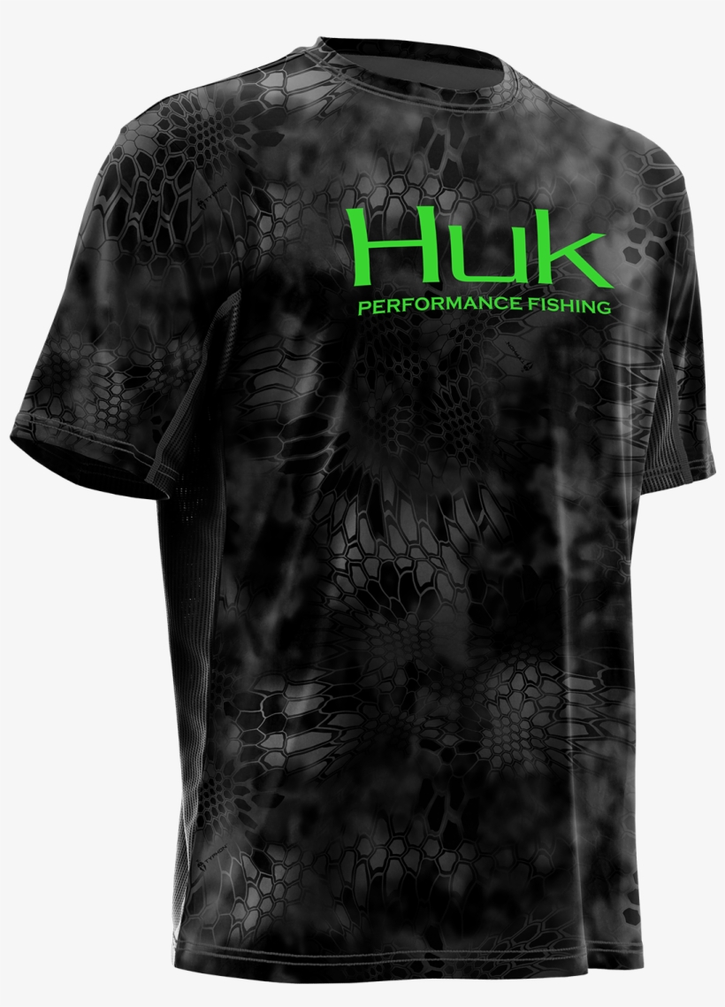 Huk Kryptek Icon Ss - Active Shirt, transparent png