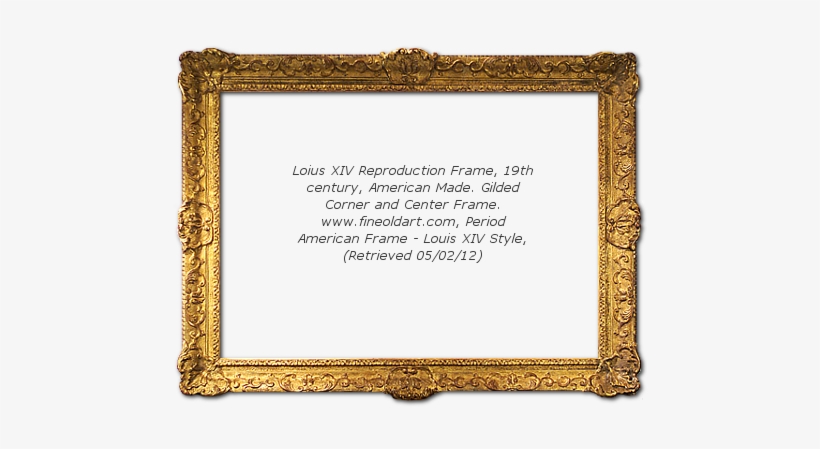 Brief History Of Baroque Louis Xiv Frames - Cornice In Legno, transparent png