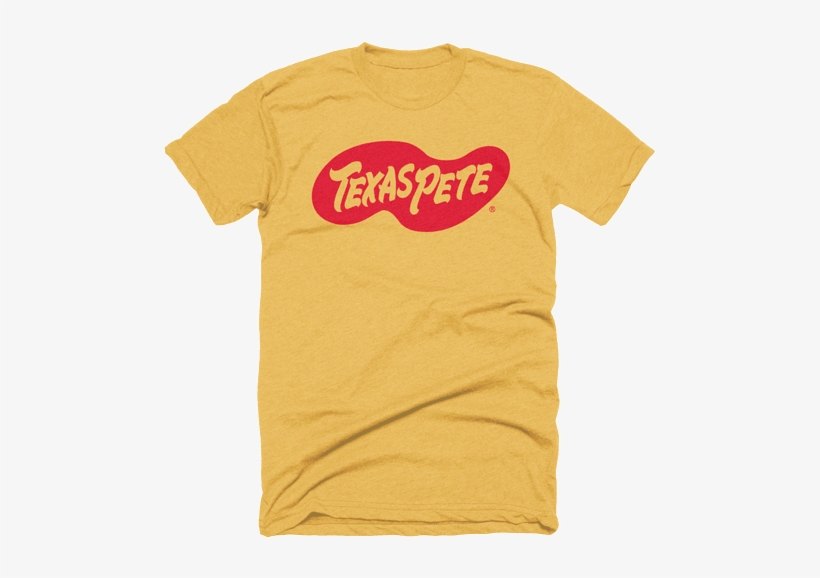 Cloud Yellow Tee Front - Texas Pete Hot Sauce T Shirt, transparent png