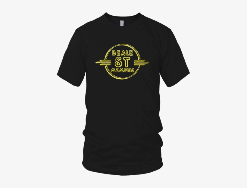 Beale St Memphis Neon - Dinosaur Shirt Funny, transparent png