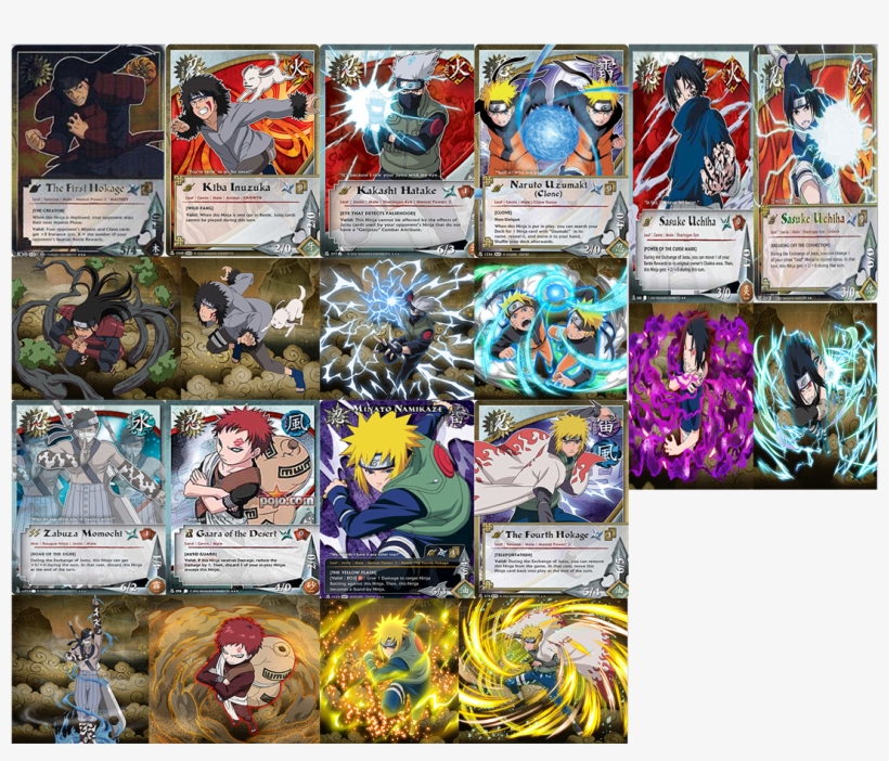 Fluffnaruto Cards That Look Related To In Game Art, transparent png