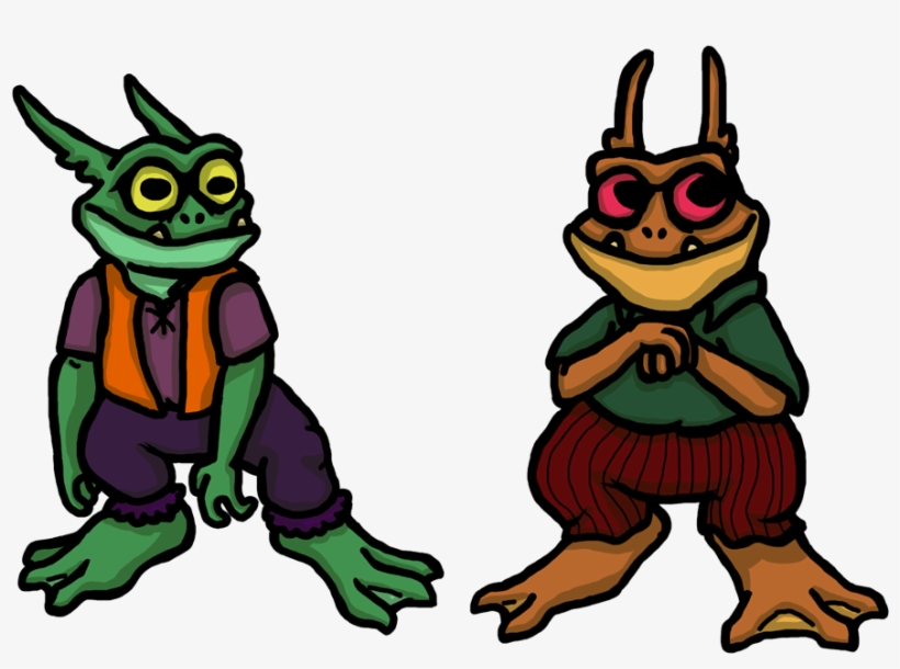 Hobgoblin Villagers These Two Are Less Characters And - Cartoon, transparent png
