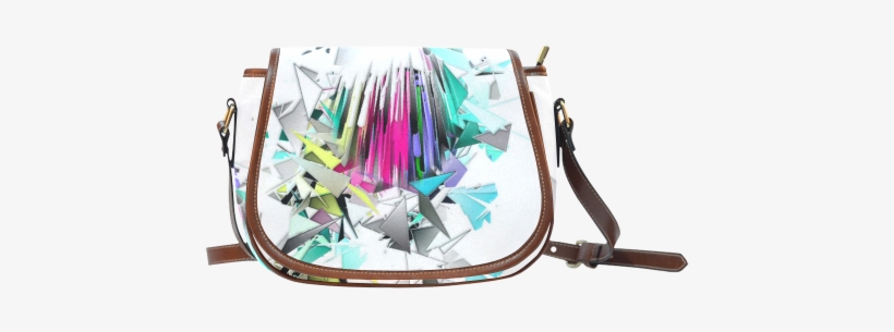 Broken Mirror By Artdream Saddle Bag/large - Dinosaur Messenger Bag, transparent png