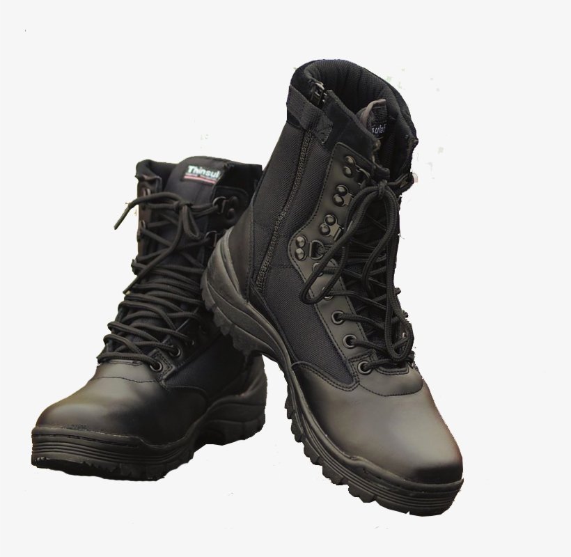 Botas Mil Tec Tactical Zip, transparent png