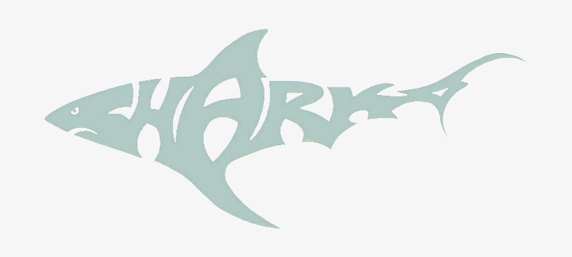 Another Example Of Text With And Image Is The Fox Racing - Metal Shark Wall Art, transparent png