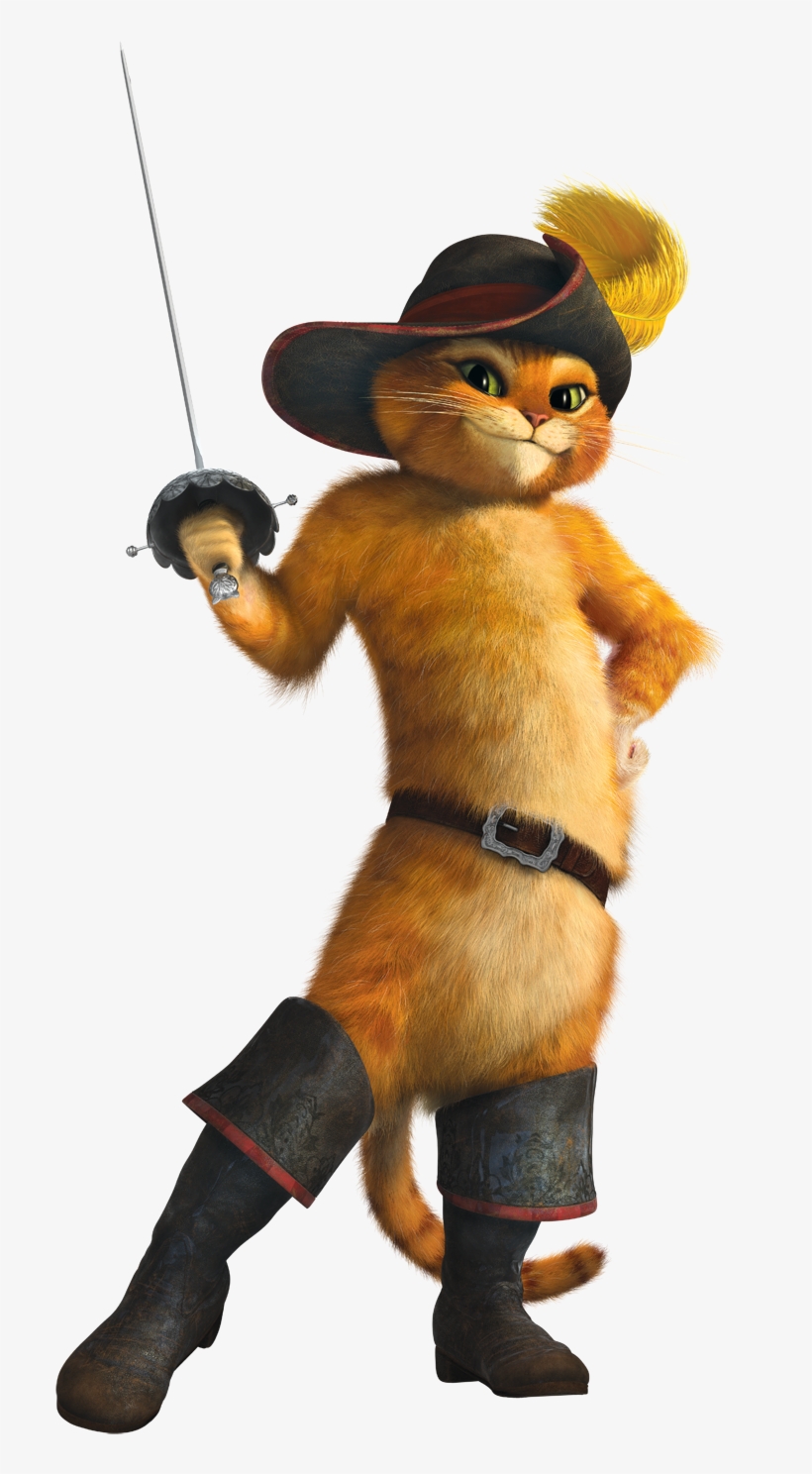 Shrek Puss In Boots - Puss In Boots - Group, transparent png