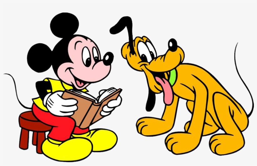 Ruth Hughes Memorial District Library Graphic - Mickey Mouse At School, transparent png