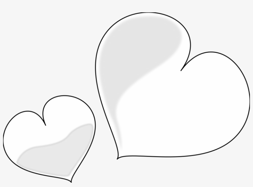 Black And White Heart Tattoos - Clip Art, transparent png