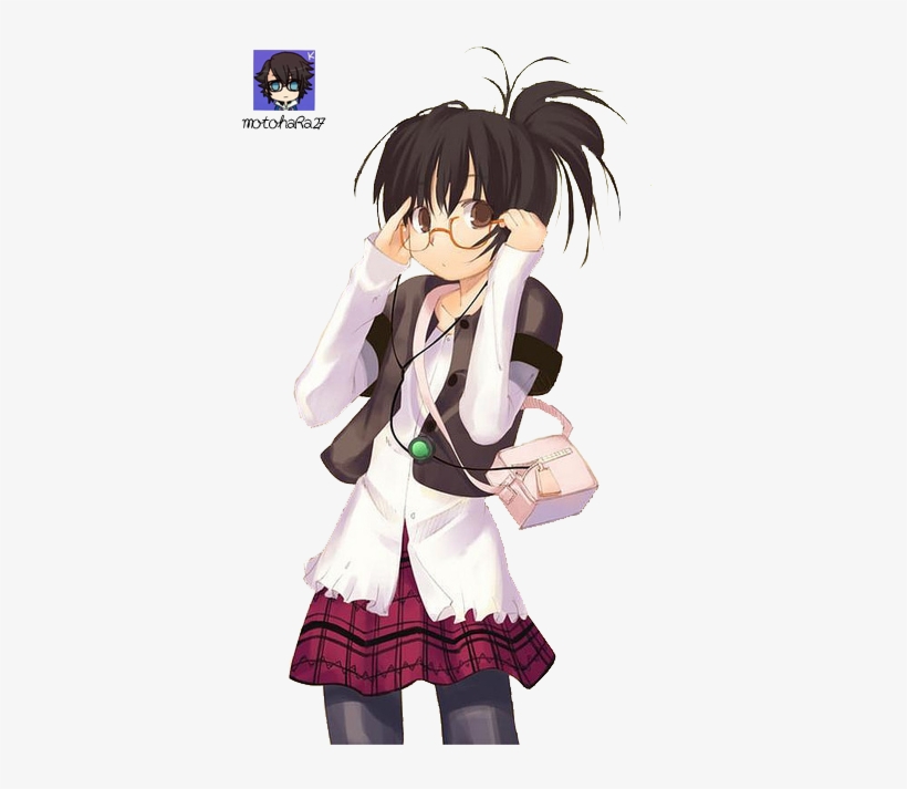 Girl With Glasses, Backgrounds Type - Anime Girl Getting Dressed, transparent png