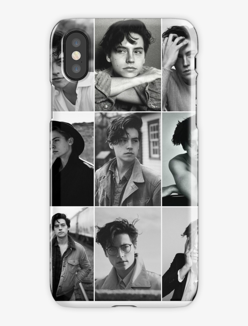 Cole Sprouse Black And White Aesthetic Collage Iphone - Cole Sprouse Black And White, transparent png
