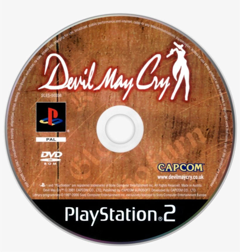 Devil May Cry - Rayman Raving Rabbids Ps2 Disc, transparent png