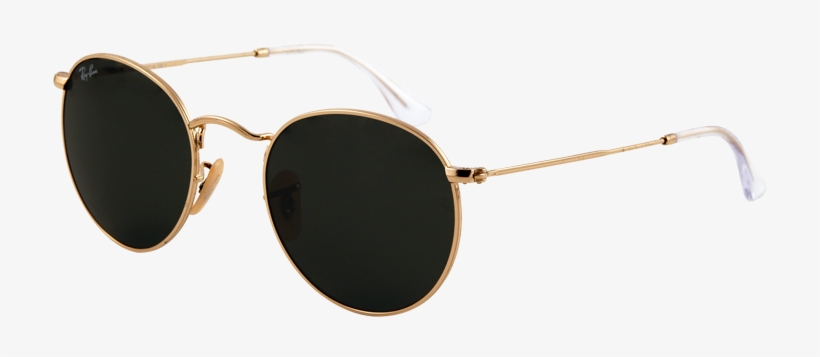 Rayban Round Sunglasses - Rb 3447 001 47, transparent png