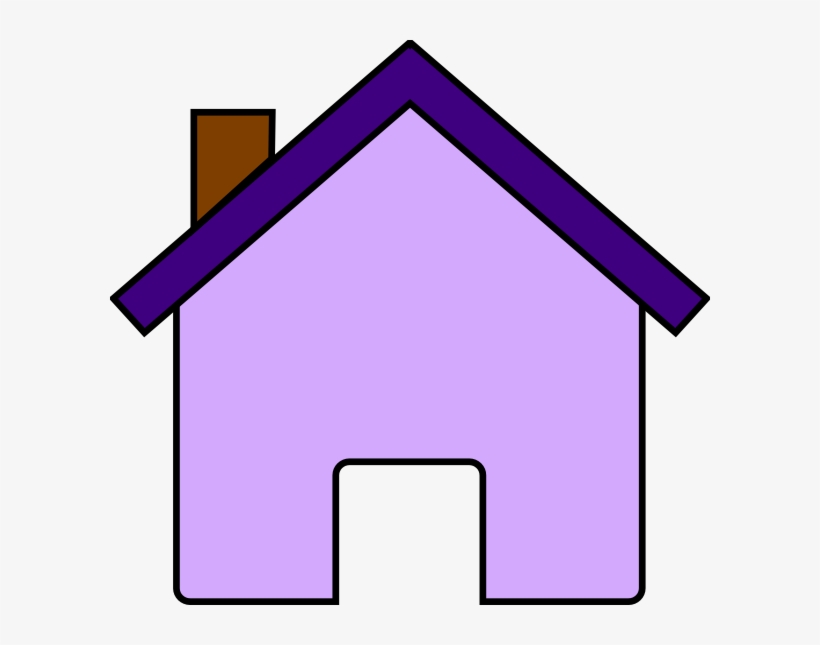 House Clip Art Purple, transparent png
