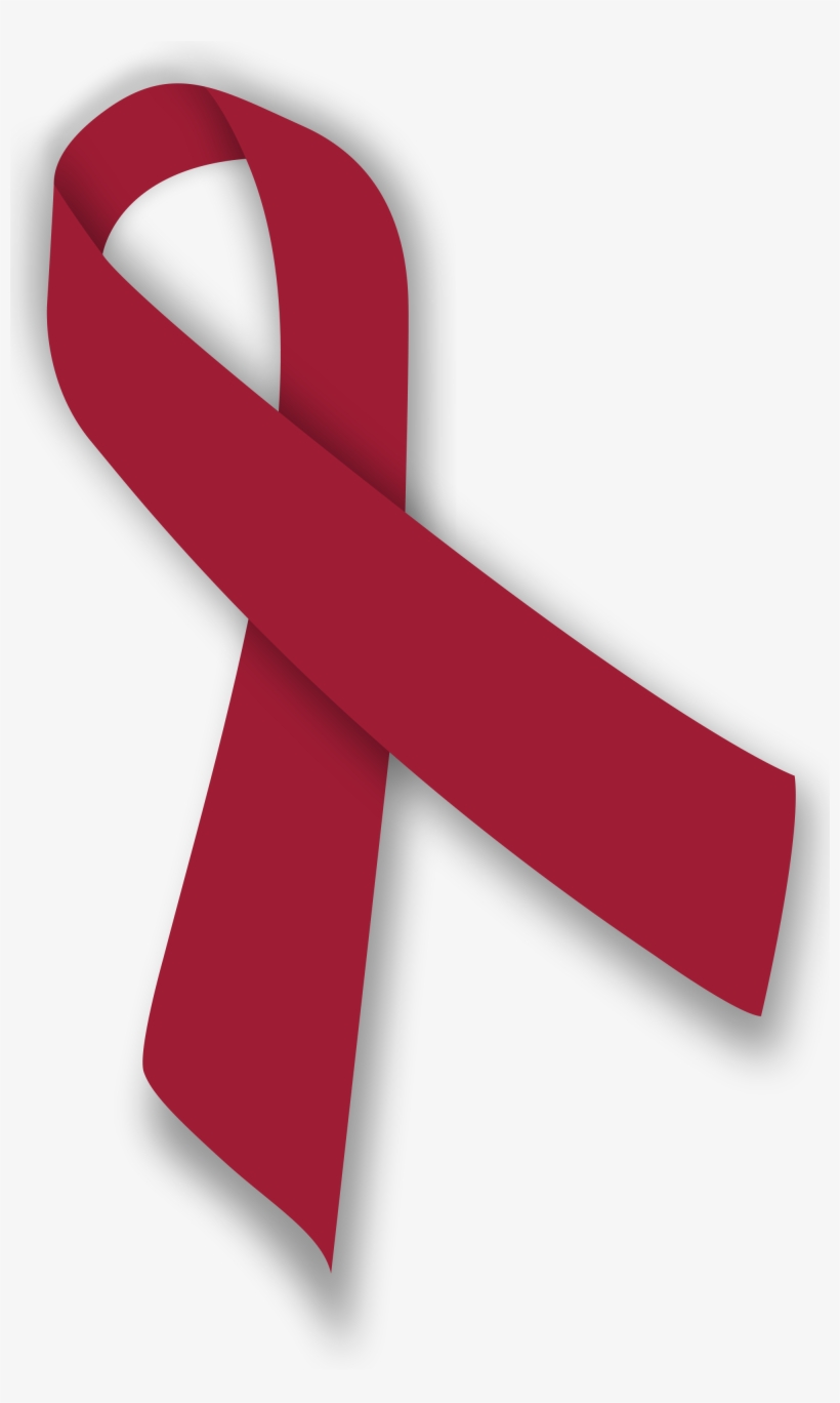 Open - Burgundy Ribbon, transparent png