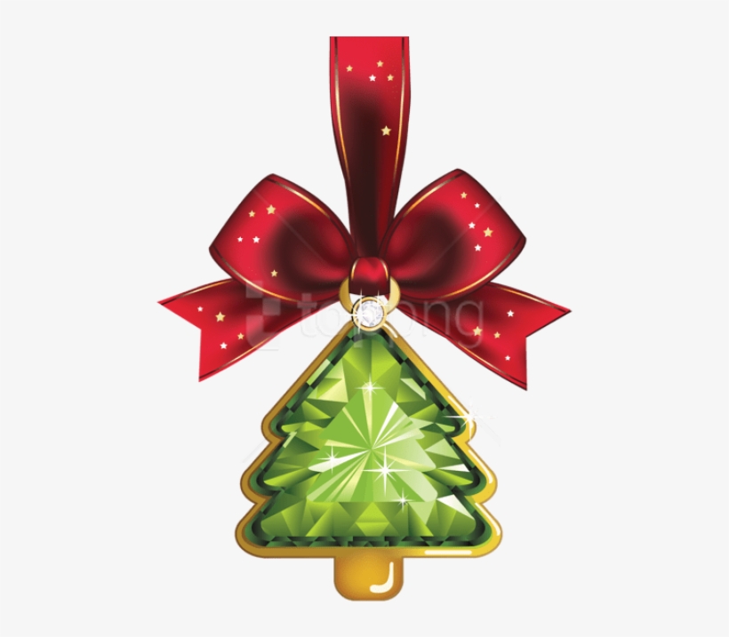 Christmas Crystal Tree Ornaments Clipart - Christmas Ornaments Clipart, transparent png