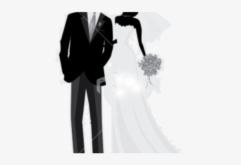 Groom Png Transparent Images - Bride And Groom Silhouette, transparent png