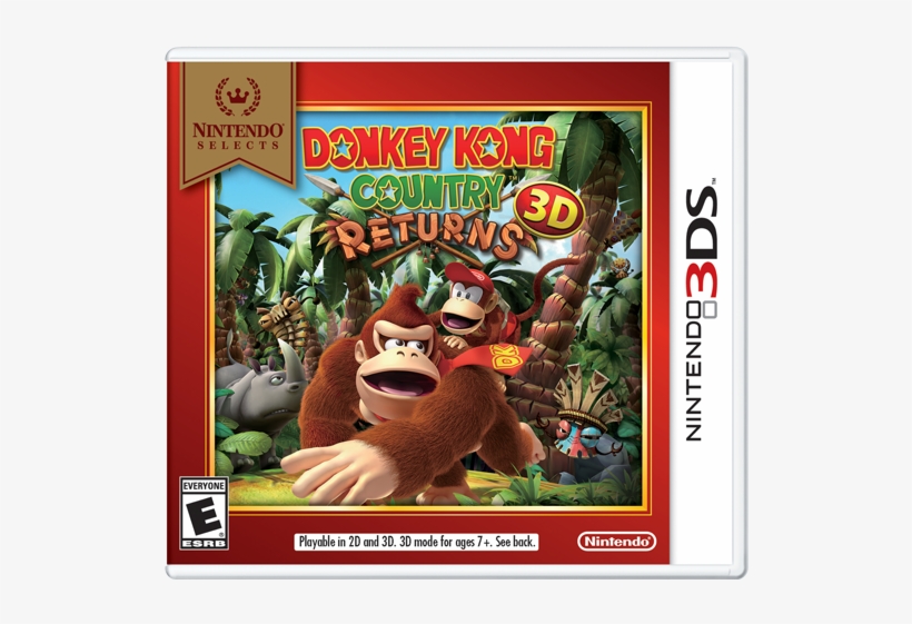 Donkey Kong Country Returns 3d - Donkey Kong Country Returns 3d [3ds Game], transparent png