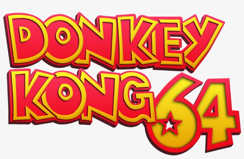 Originally Released On 24/11/1999 By Rare On The Nintendo - Donkey Kong 64 Logo, transparent png