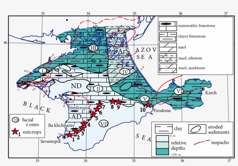 Facies Zones - Crimea, transparent png