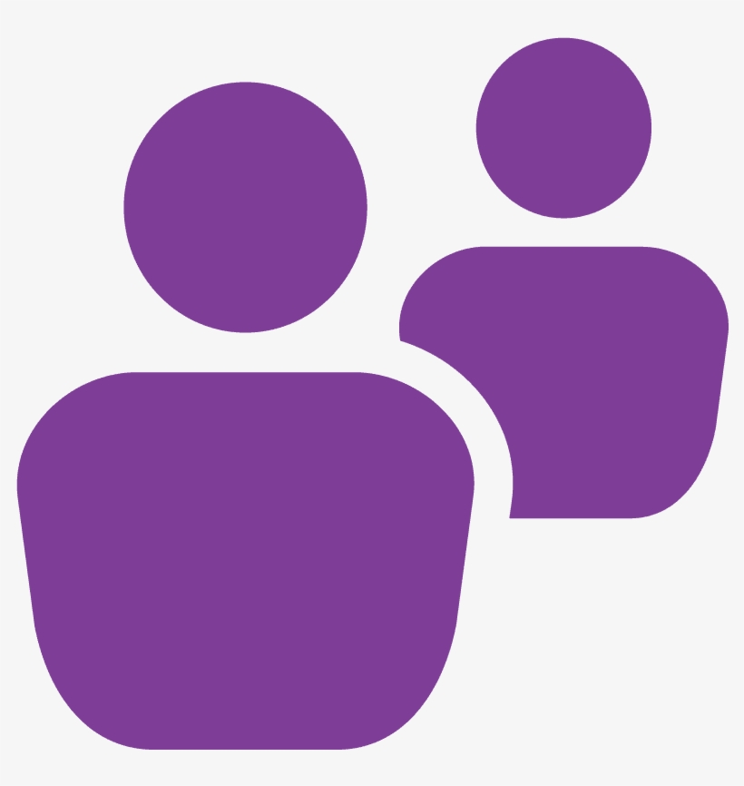 People Icon Purple, transparent png