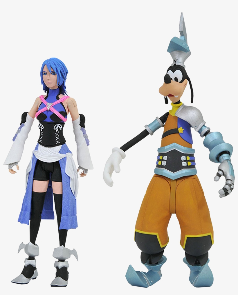 Aqua & Goofy In Birth By Sleep Outfit 7” Action Figure - Kingdom Hearts Diamond Select, transparent png
