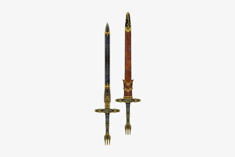 Ebony Longsword - Elder Scrolls Online Short Sword, transparent png