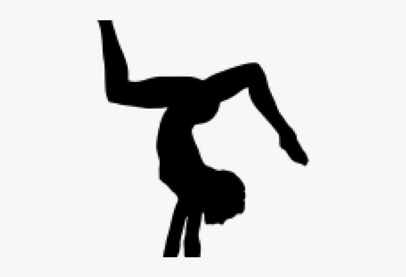 Gymnastics Silhouettes Transparent - Gymnastics Pics To Draw, transparent png