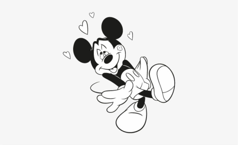 Mickey Mouse Innamorato, transparent png