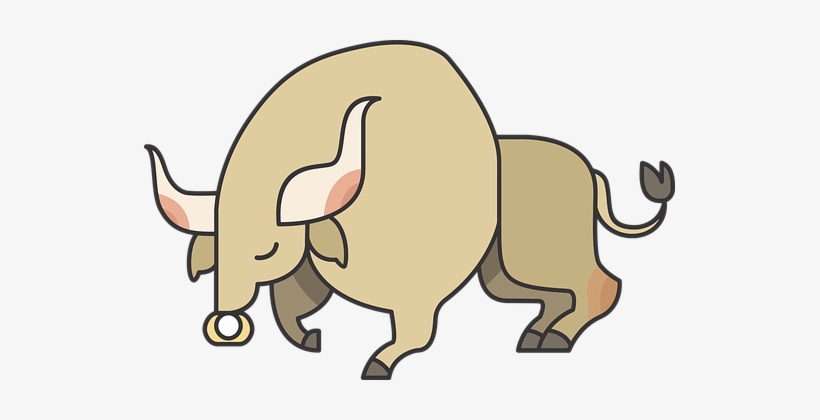 Animal Bull Cartoon Cattle Comic Cow Bull - Year Of The Bull Chinese Zodiac Illustration Pendant, transparent png