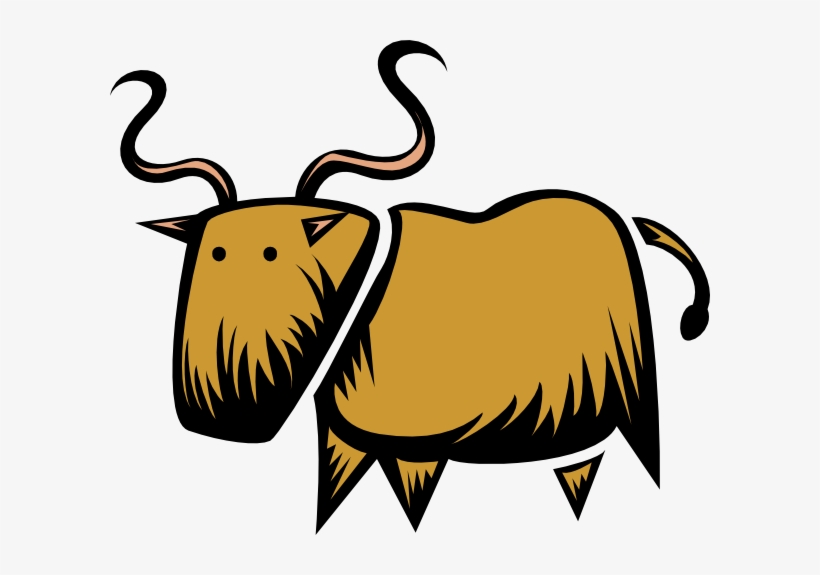 How To Set Use Stylized Brown Bull Svg Vector, transparent png