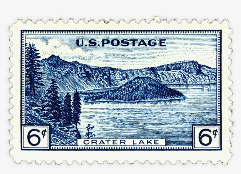 Crater Lake Stamp - Stamps Oregon, transparent png