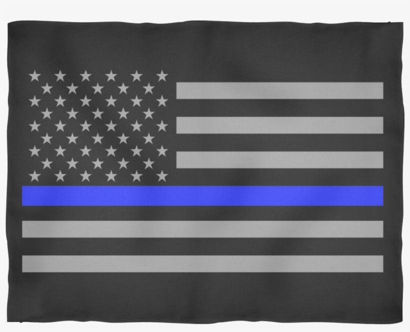 Thin Blue Line American Flag Blankets Small, Medium - American Flag Back The Blue, transparent png