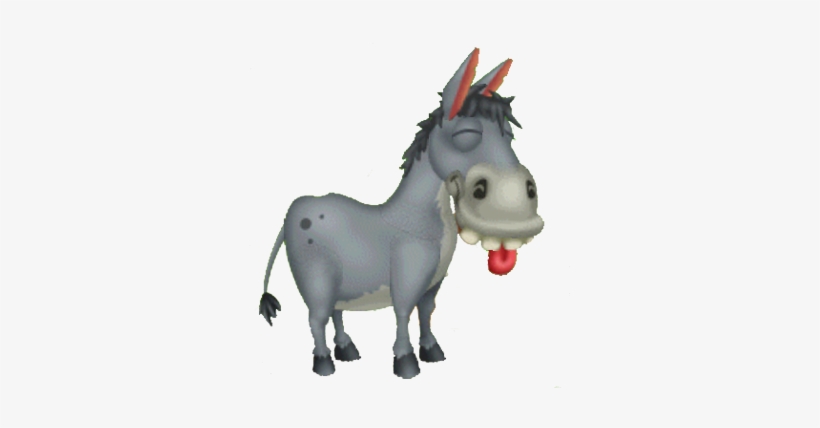 Donkey Smiling - Burro Caricatura Png, transparent png