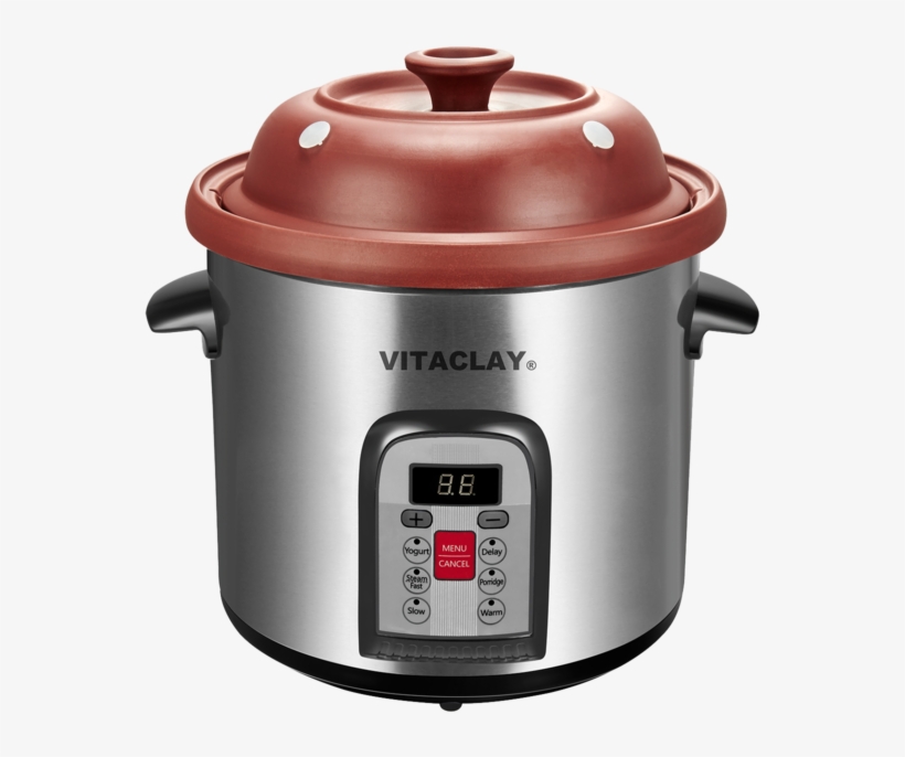 Vitaclay Smart Organic Clay Stock Pot And Multi Crocks - Clay Slow Cooker, transparent png