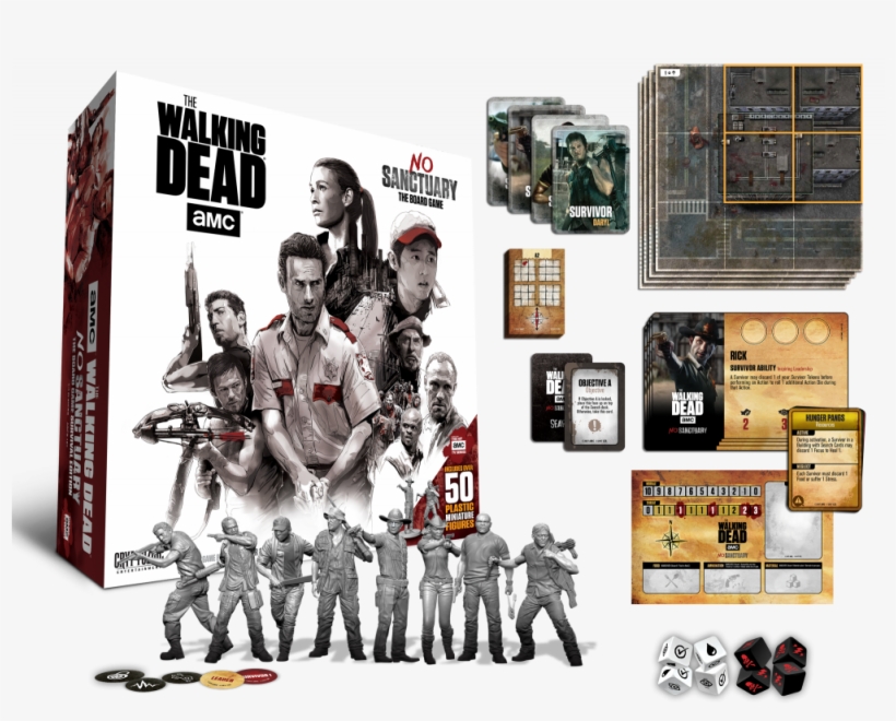 The Walking Dead - Walking Dead No Sanctuary Kickstarter Edition, transparent png