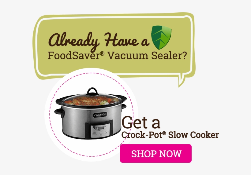 Foodsaver Vacuum Selaer - Crockpot 6quart Slow Cooker With Stovetopsafe Cooking, transparent png