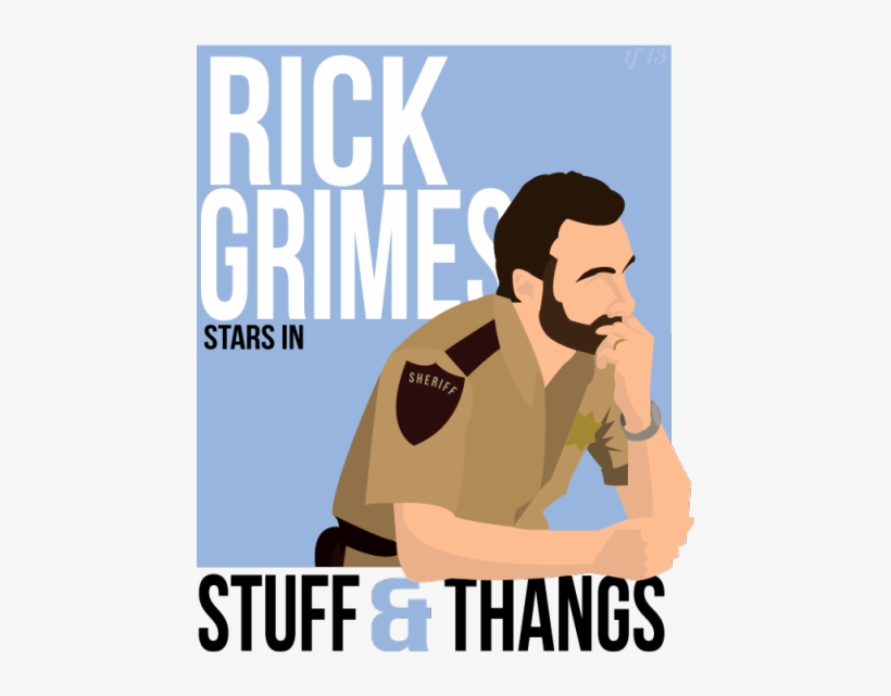My Art Twd The Walking Dead Vector Rick Grimes Cakewatching - Meme, transparent png