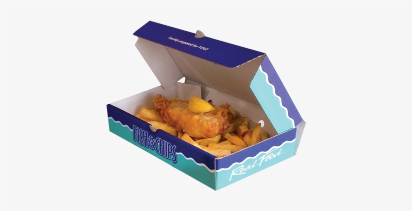 We Catch Your Fish, We Cook It Fresh, We Serve It Fresh - Fish And Chips Takeaway Box, transparent png