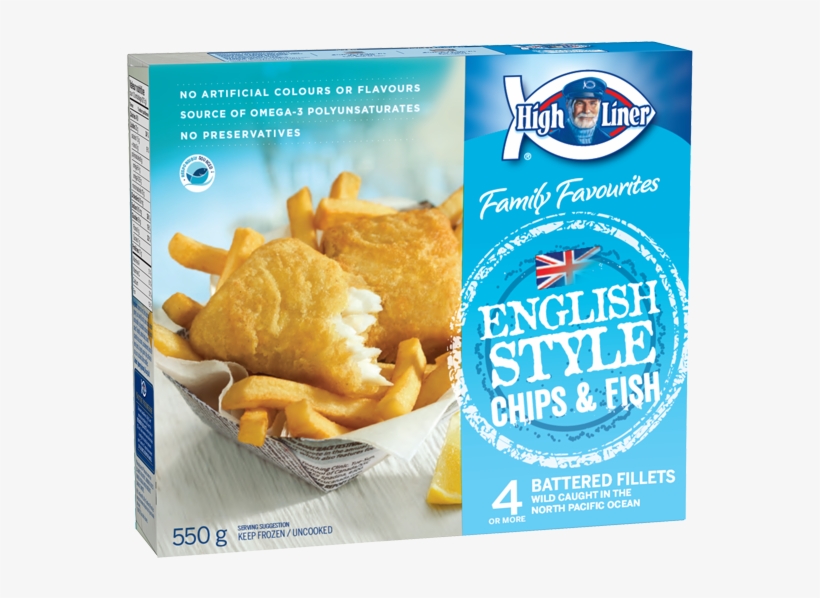 Family Favourites English Style Chips & Fish - High Liner Fish And Chips, transparent png