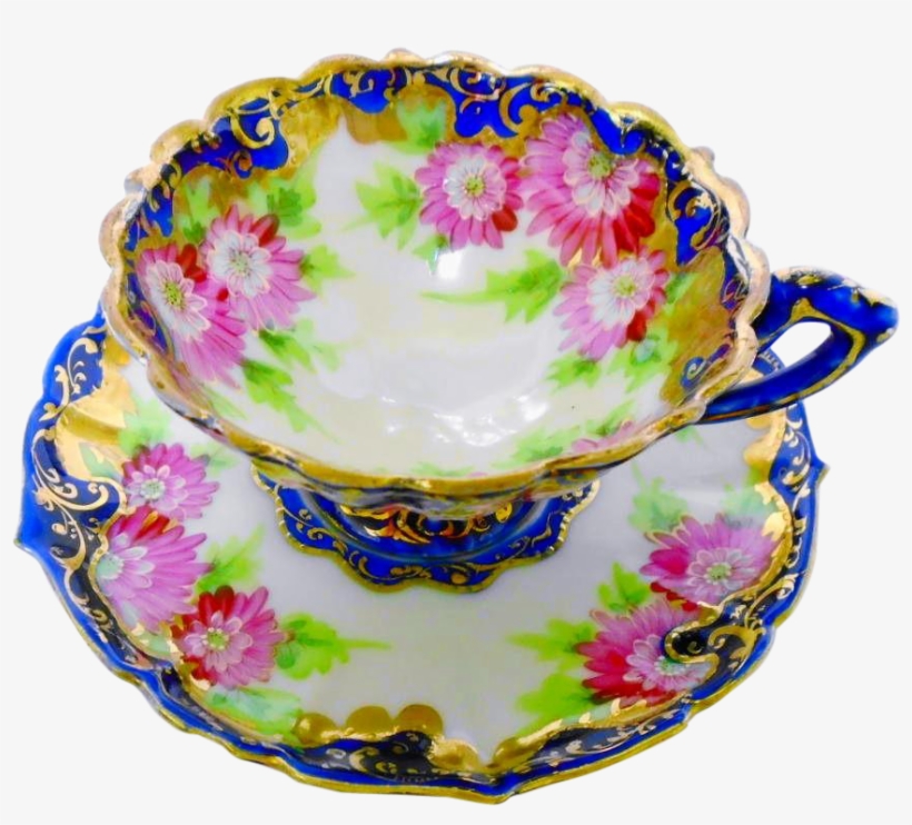 Nippon Dainty Pedestal Tea Cup And Saucer - Saucer, transparent png
