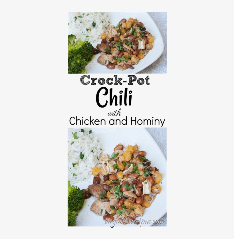 Crock-pot Chili With Chicken And Hominy Is An Easy - Slow Cooker, transparent png