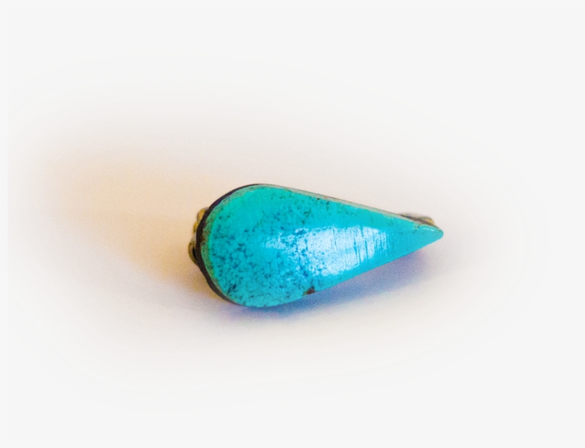 Sad Boy Turquoise Tear Drop Lapel Pin - Lapel Pin, transparent png