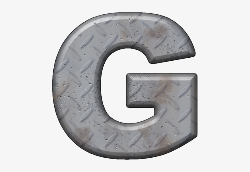 Diamond Plate Letter G, transparent png
