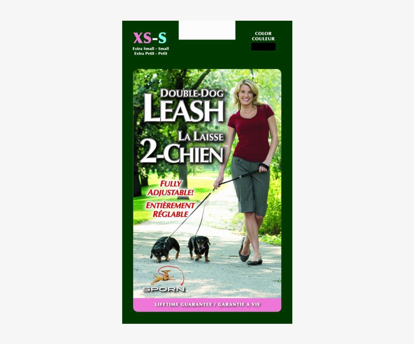 For Two Dogs Of Different Sizes, Leash Is Adjustable - Cat, transparent png