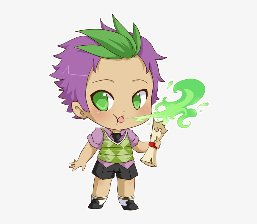 Pocketcucco, Chibi, Dragon Mail, Fire, Fire Breathe, - Spike, transparent png