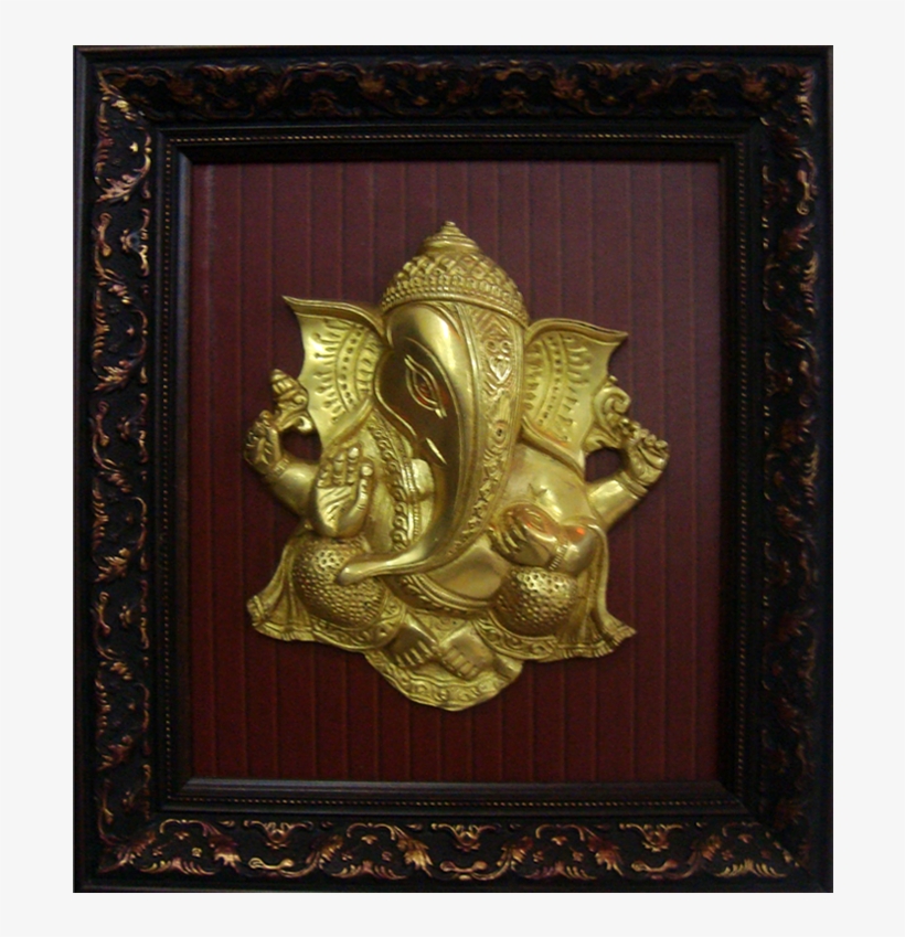 Ganesh Code B05 - Brass, transparent png