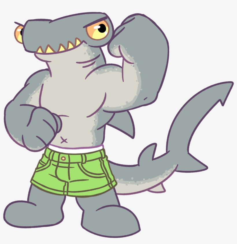 Hammerhead Shark - Hammerhead Shark Drawing, transparent png