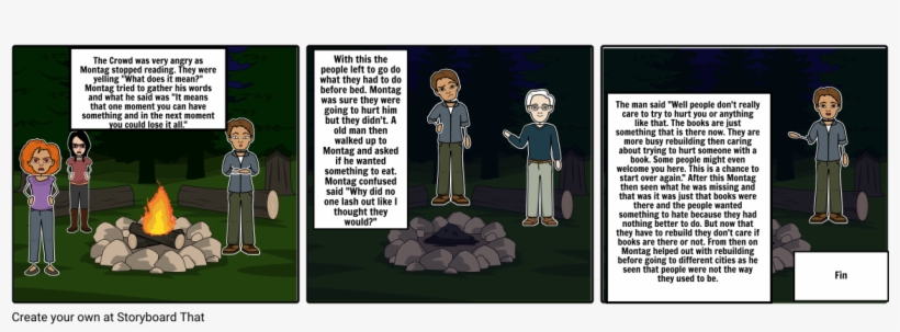 Montag And The Survivors Pt - Cartoon, transparent png