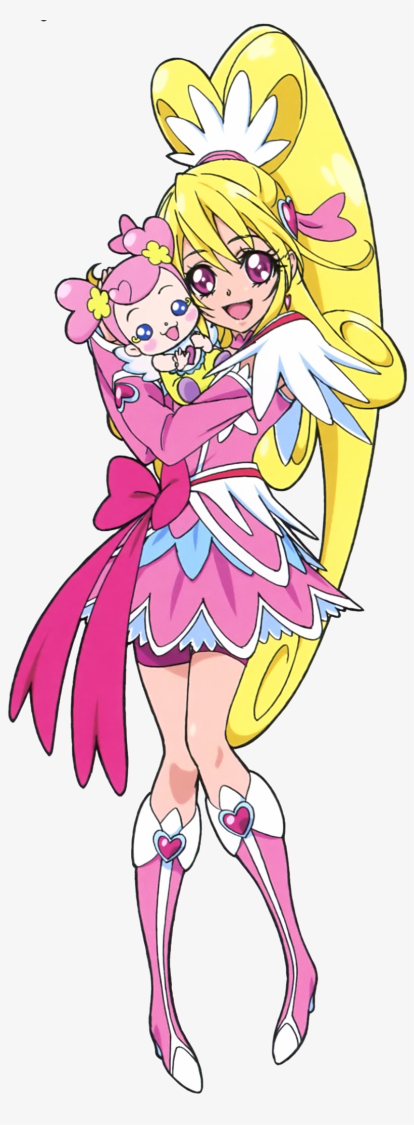 Glitter Heart And Dina - Cure Heart Wikia, transparent png