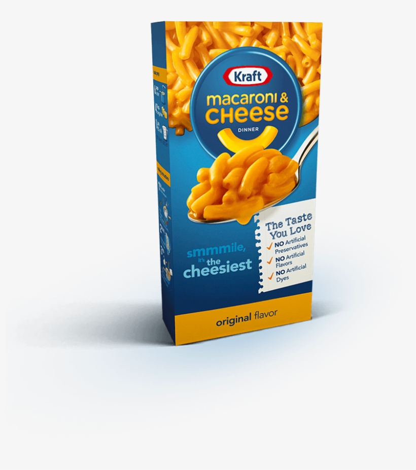 Kraft Macaroni & Cheese Dinner, Original - 7.25, transparent png